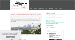 Desktop Screenshot of greenwichsociety.org.uk